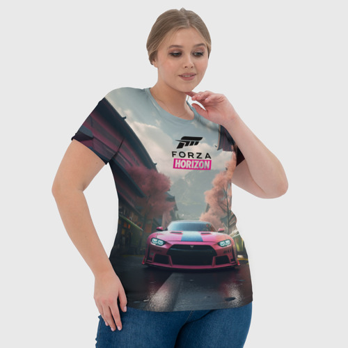 Женская футболка 3D с принтом Forza horizon game, фото #4
