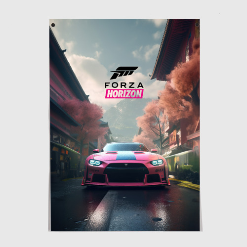 Постер Forza horizon game