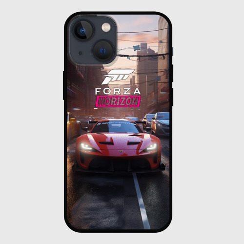 Чехол для iPhone 13 mini с принтом Forza Horizon street  racing, вид спереди #2