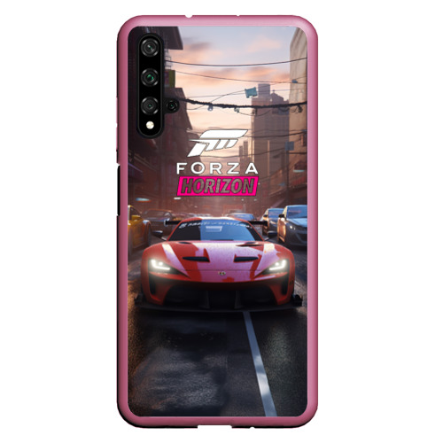 Чехол для Honor 20 Forza Horizon street  racing, цвет малиновый