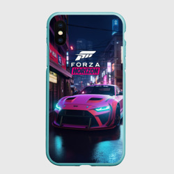 Чехол для iPhone XS Max матовый Forza night racing