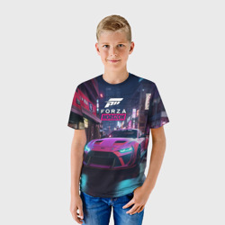Детская футболка 3D Forza night racing - фото 2