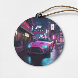 Деревянная игрушка круг Forza night racing