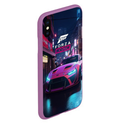 Чехол для iPhone XS Max матовый Forza night racing - фото 2