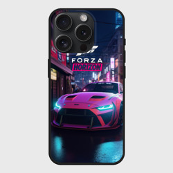 Чехол силиконовый для Apple iPhone 15 Pro матовый Forza night racing