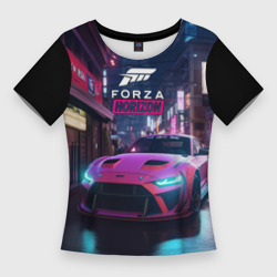 Женская футболка 3D Slim Forza night racing