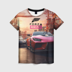 Женская футболка 3D Forza street  racihg