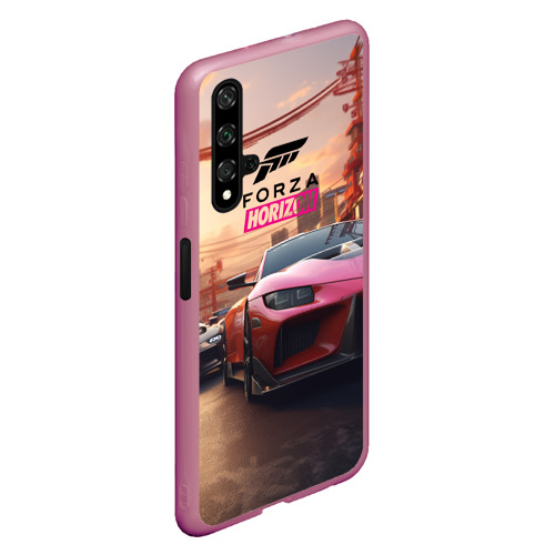 Чехол для Honor 20 Forza street  racihg, цвет малиновый - фото 3