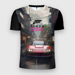 Мужская футболка 3D Slim Forza Horizon    game