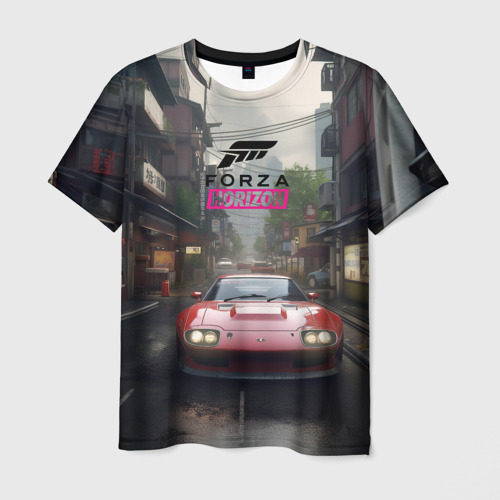 Мужская футболка с принтом Forza Horizon    game, вид спереди №1