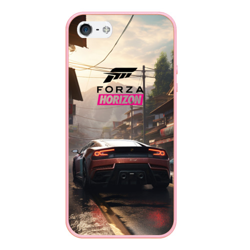 Чехол для iPhone 5/5S матовый Forza Horizon Japan, цвет баблгам