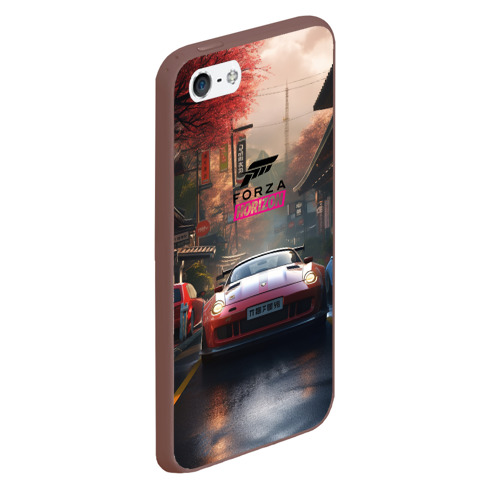 Чехол для iPhone 5/5S матовый Forza Horizon  racing game , цвет коричневый - фото 3