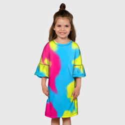Детское платье 3D Тай-дай из фильма Барби - фото 2