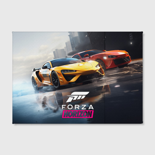 Холст прямоугольный Forza   Horizon, цвет 3D печать - фото 2