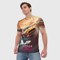 Мужская футболка 3D Forza Horizon    race - фото 2