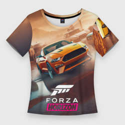 Женская футболка 3D Slim Forza Horizon    race