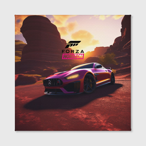 Холст квадратный Forza    Horizon, цвет 3D печать - фото 2
