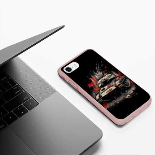 Чехол для iPhone 7/8 матовый с принтом Танк  т54, фото #5