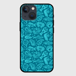 Чехол для iPhone 13 mini Рыба и морепродукты