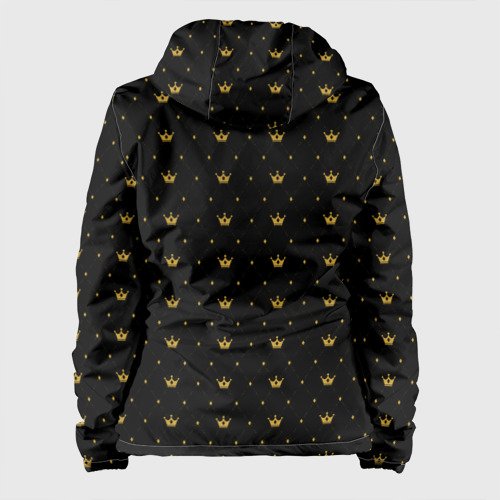 Женская куртка 3D Королевский паттерн - Валерия, цвет черный - фото 2