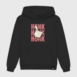 Мужская толстовка хлопок Гусь с ножом - Untitled Goose Game