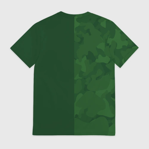 Мужская футболка 3D с принтом Самый лучший в мире дедушка, вид сзади #1