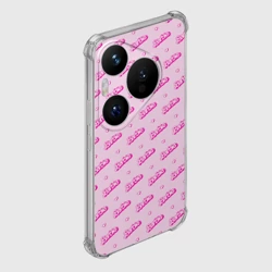 Чехол для Huawei Pura 70 Pro Паттерн - Барби и сердечки - фото 2