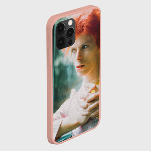 Чехол для iPhone 12 Pro Max с принтом David Bowie in Haddon Hall, вид сбоку #3