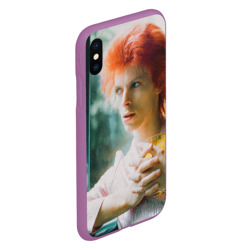 Чехол для iPhone XS Max матовый David Bowie in Haddon Hall - фото 2