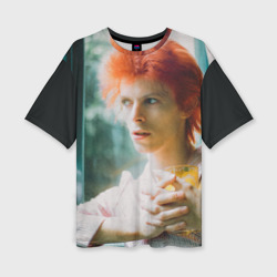 Женская футболка oversize 3D David Bowie in Haddon Hall