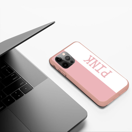 Чехол для iPhone 12 Pro Max с принтом Pink, фото #5