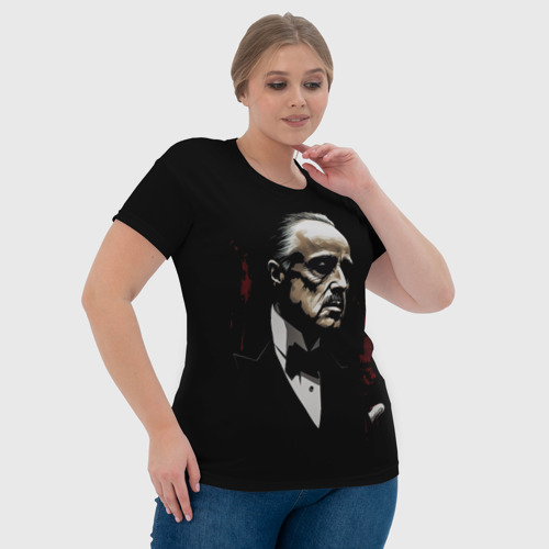 Женская футболка 3D Крестный   отец, цвет 3D печать - фото 6