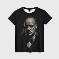 Женская футболка 3D Дон Вито  Корлеоне