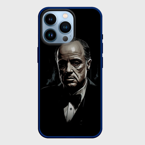 Чехол для iPhone 14 Pro с принтом Дон Вито  Корлеоне, вид спереди #2