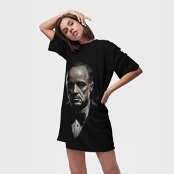 Платье-футболка 3D Дон Вито  Корлеоне - фото 2