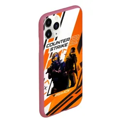 Чехол для iPhone 11 Pro Max матовый CS 2 Asiimov - фото 2