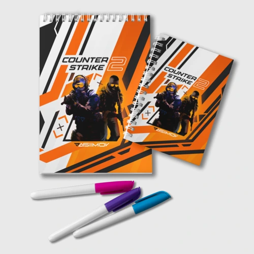 Блокнот CS 2 Asiimov