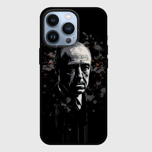 Чехол для iPhone 13 Pro с принтом Дон Вито Корлеоне  крестный отец, вид спереди #2