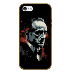 Чехол для iPhone 5/5S матовый Портрет Дон  Вито Корлеоне