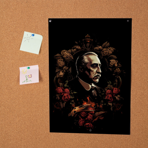 Постер Портрет Дон Вито Корлеоне - фото 2