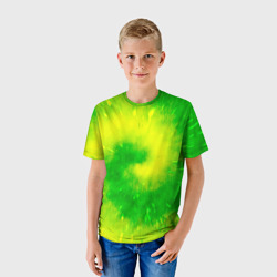Детская футболка 3D Тай-дай Солнечный луч - фото 2