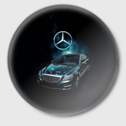 Значок Mercedes Benz dark style