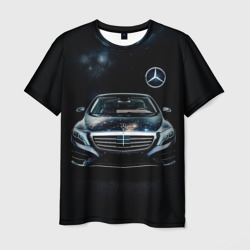 Мужская футболка 3D Mercedes    Benz