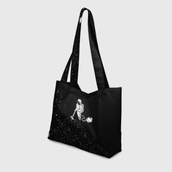 Пляжная сумка 3D Космонавт пылесосит звезды - фото 2