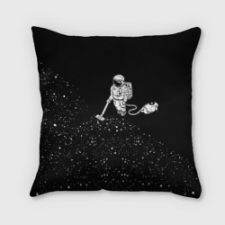 Подушка 3D Космонавт пылесосит звезды