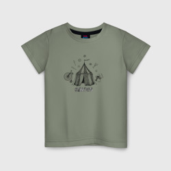 В старинном цирке – Детская футболка хлопок с принтом купить со скидкой в -20%