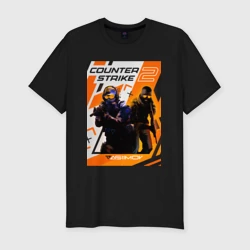 Мужская футболка хлопок Slim КС 2 Азимов