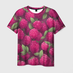 Розовая малина – Мужская футболка 3D с принтом купить со скидкой в -26%