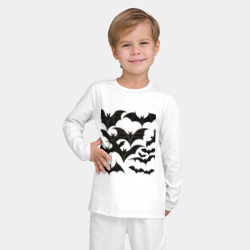 Детская пижама с лонгсливом хлопок Стая летучих мышей - фото 2