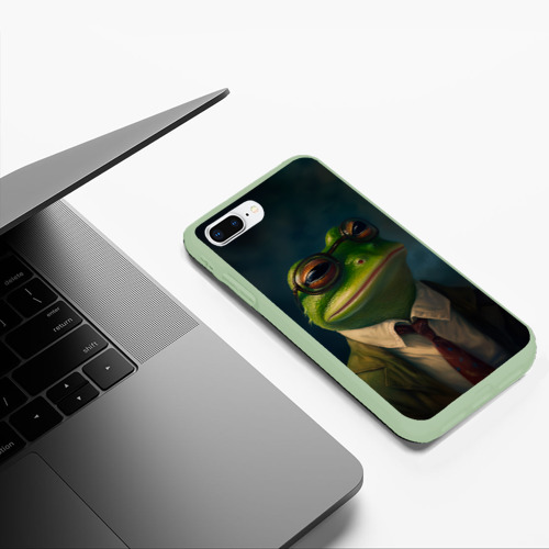 Чехол для iPhone 7Plus/8 Plus матовый с принтом Лягушонок  Пепе, фото #5
